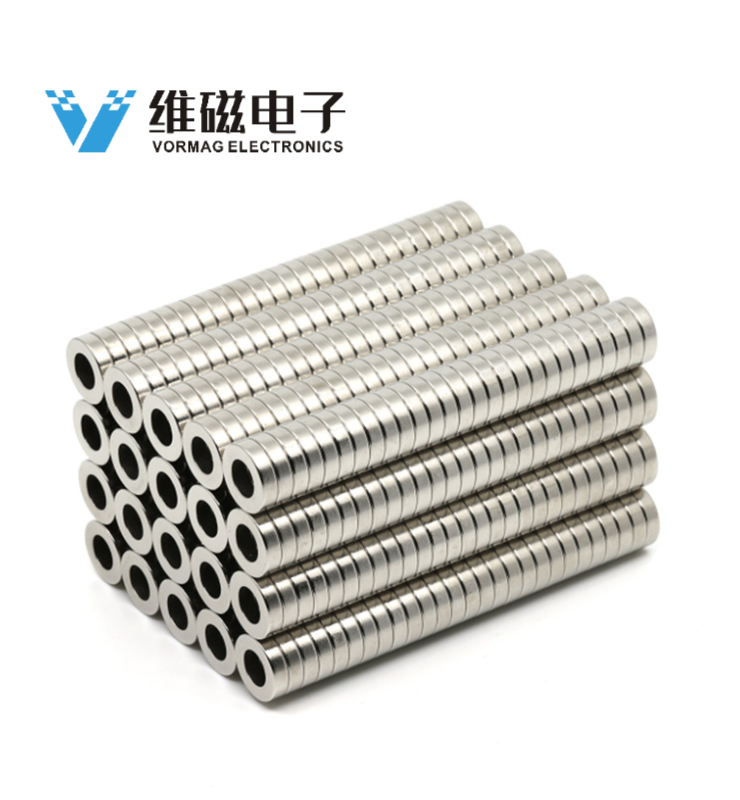 Strong NdFeB Magnet Ring Magnets Dia8x3-5hole MM 