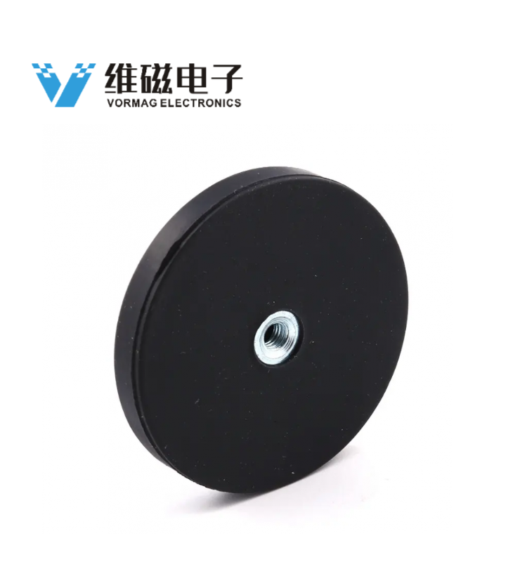 带内螺纹的橡胶涂层安装磁铁