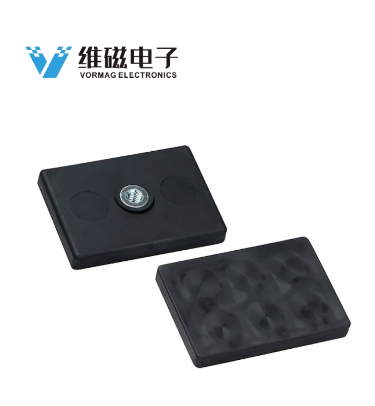 矩形橡胶涂层磁铁