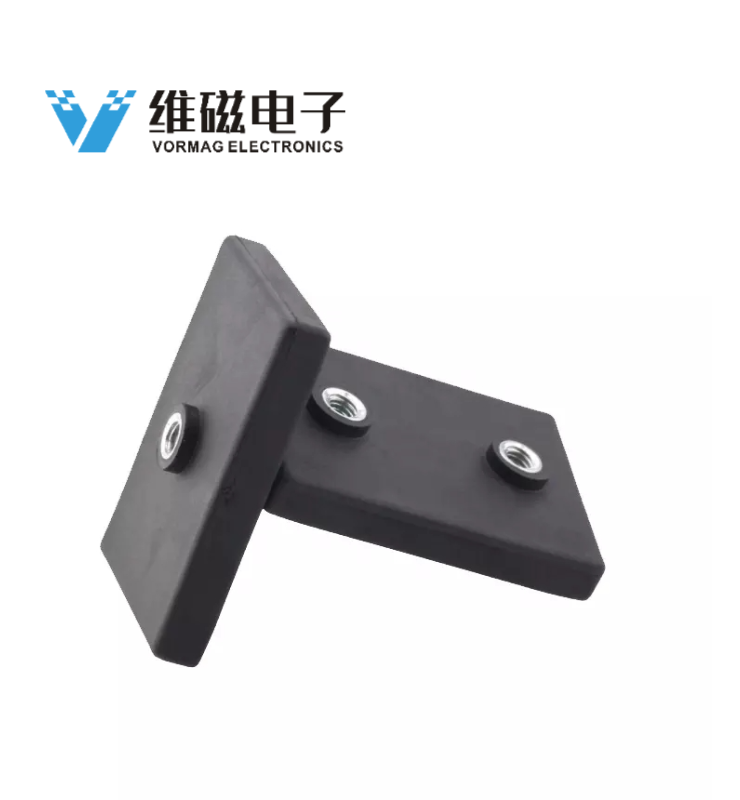 矩形橡胶涂层磁铁