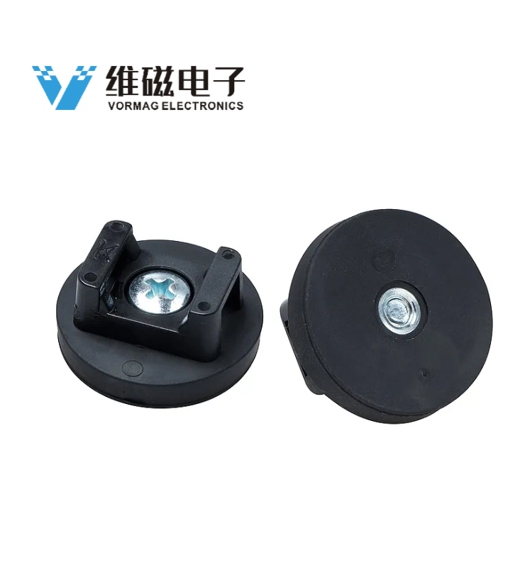 带电缆扣的橡胶涂层钕铁硼罐形磁铁