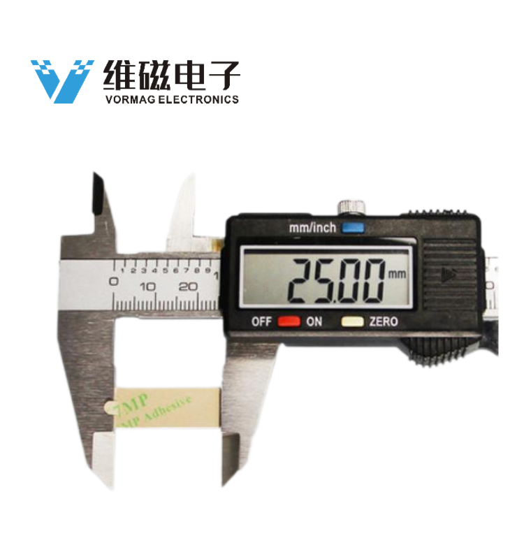 L25 x W10 x H1mm 超强粘合方块钕磁铁