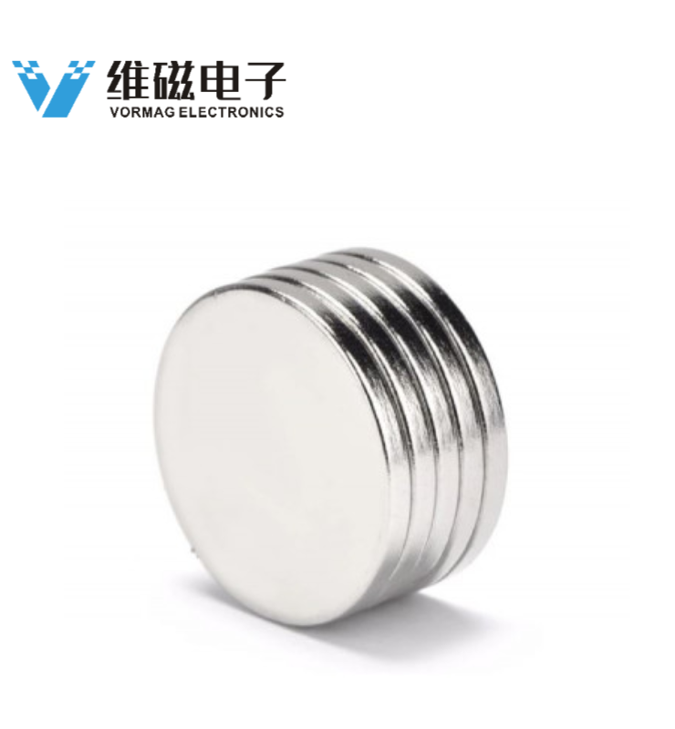 N35钕铁硼圆片磁铁 超强吸力 D20MM X 2MM镀层镍