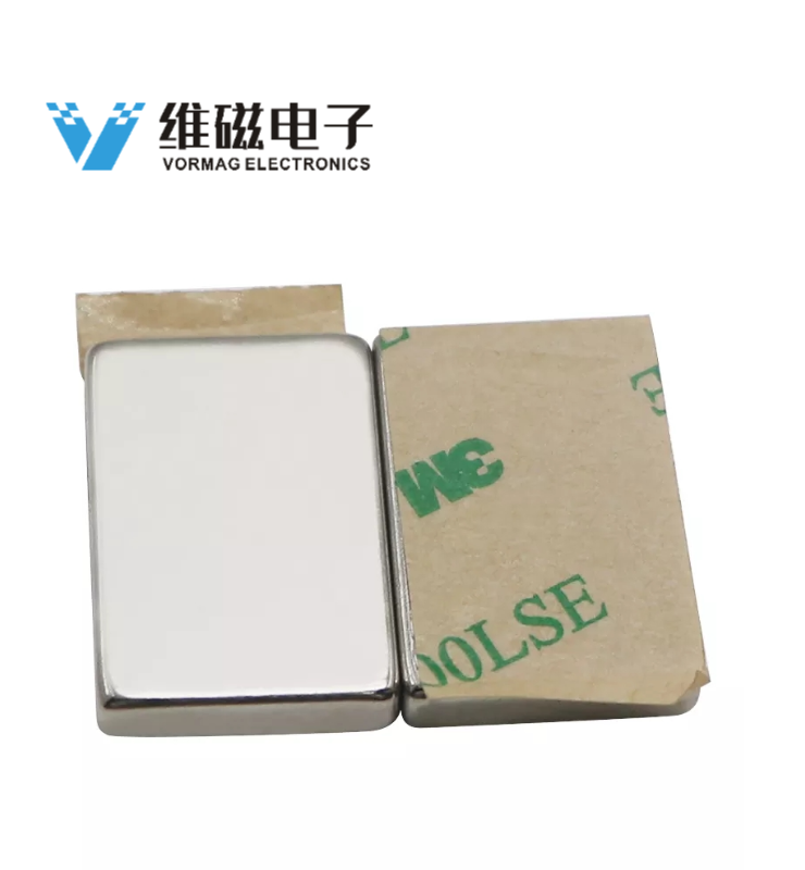 N52 镀镍永磁体带3M自粘胶