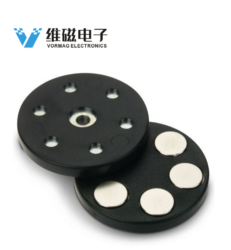Magnet Base Material Neodymium Rubber Coated Round Base Magnet_Neodymium Rubber Magnets ...