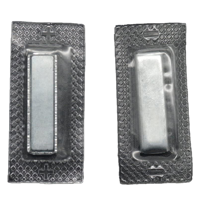 Rectangular Magnetic Snap Button PVC Coated