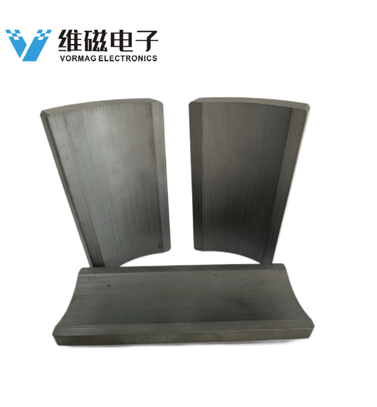 High grade ceramic magnets for generators