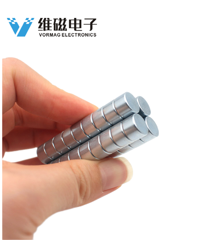 3mm x 3mm N42 Round Neodymium Magnets Zn Plated