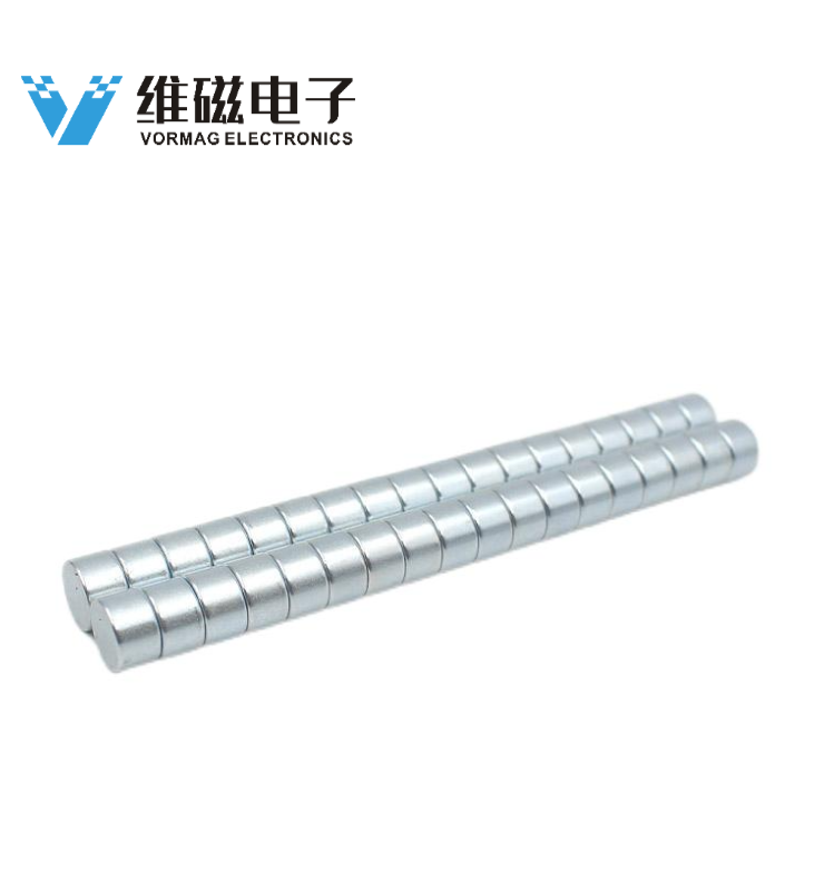 3mm x 3mm N42 Round Neodymium Magnets Zn Plated