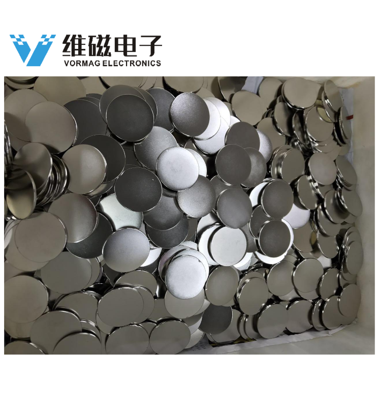 N42 Strong Magnet Disc Round D30mm x 2mm NiCuNi Plating