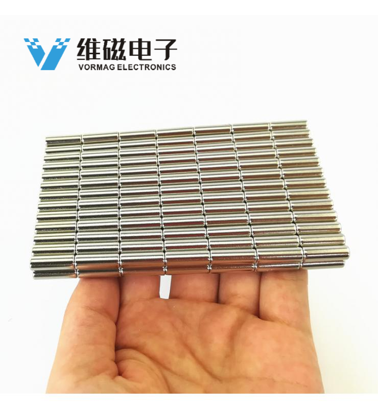 N45 D4x15 mm Neodymium Long Rod Magnets