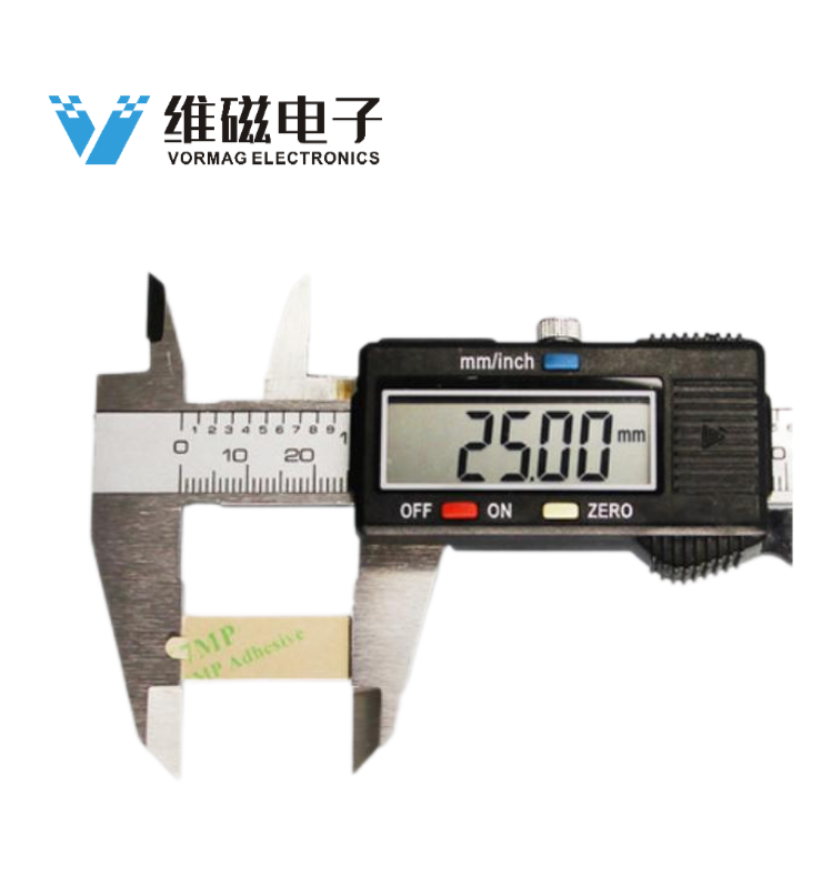 L25 x W10 x H1mm Super Strong Neodymium Block Adhesive Magnet