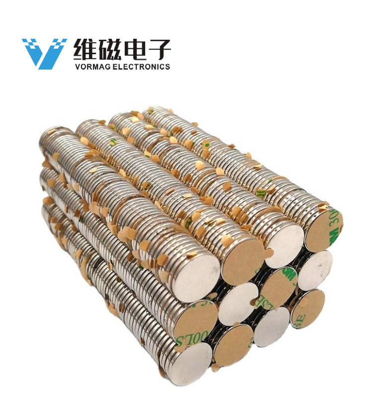 D20x5MM Round Powerful Magnets with Adhesive Tape