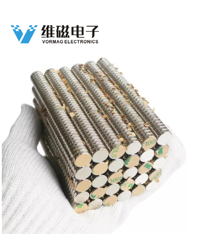 Adhesive Neodymium (NdFeB) Magnets D12*2MM