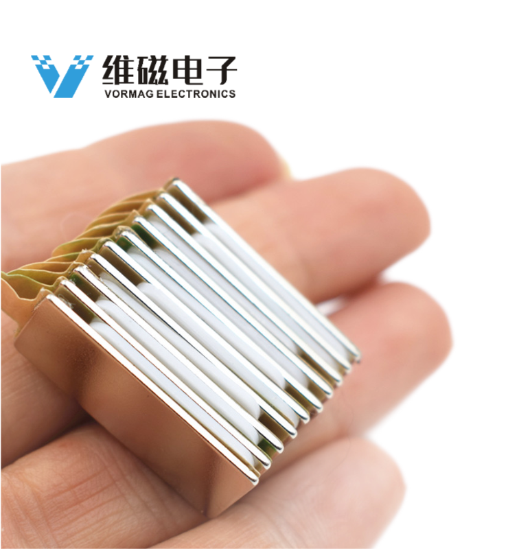 Square Block Magnets with 3M Self-Adhesive