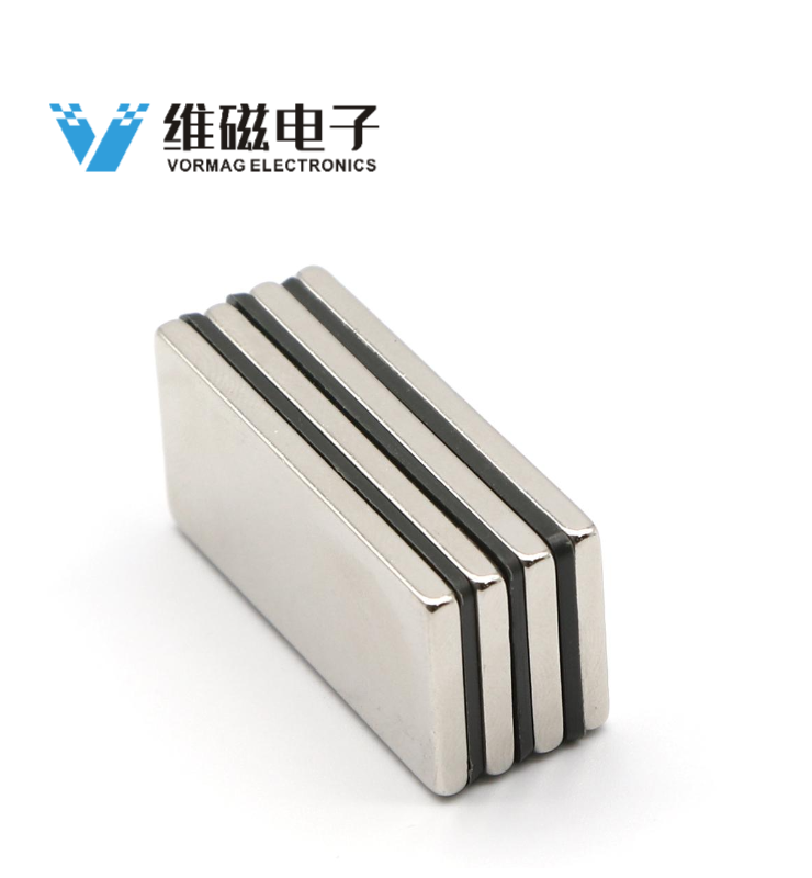 40mm x 20mm x 3mm N35 NdFeB Block Strong Permanent Magnet