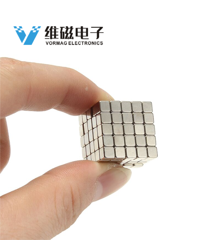 3/4/5/10MM 125PCS MAGNETIC CUBE MAGNET MAGIC SQUARE 3D PUZZLE Toys