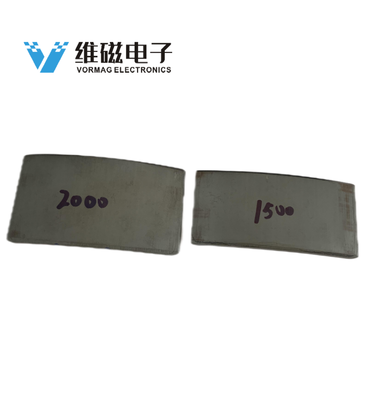 Ferrite segments magnets for wash machine motors