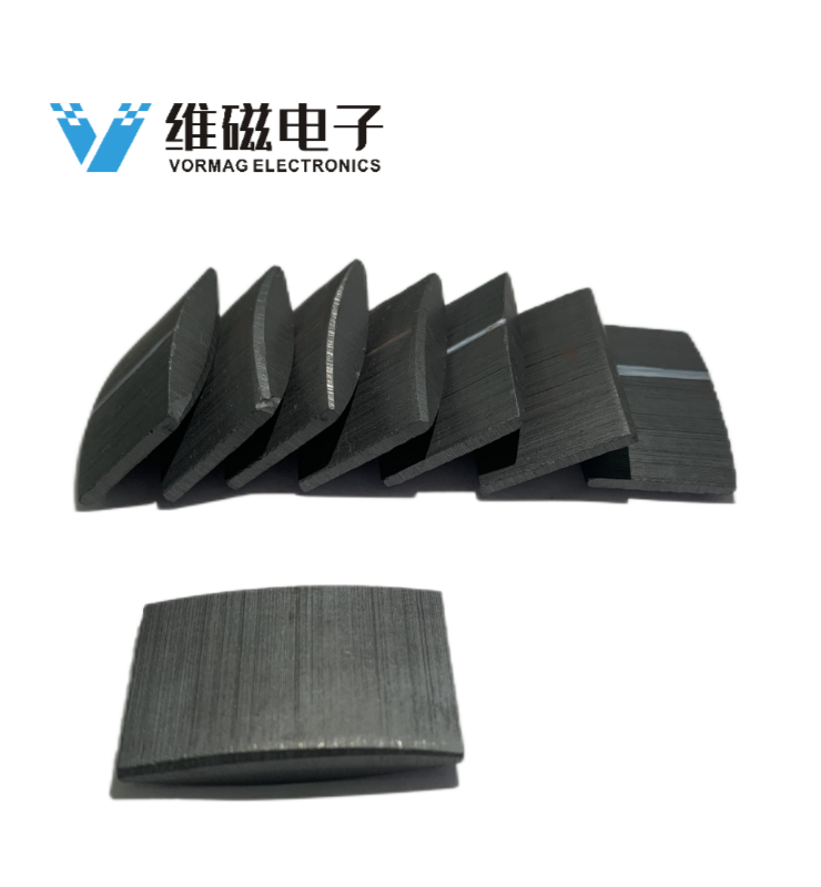 Ferrite segments magnets for motors